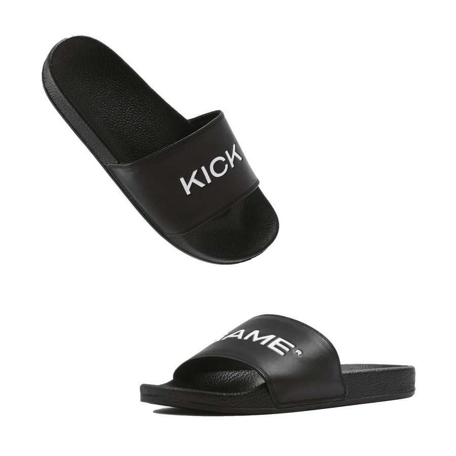 Sneakers Kick Game | Kg Core Slides 'Black/White'