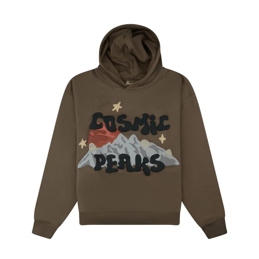 Clothing Broken Planet | Broken Planet Market Hoodie 'Cosmic Peaks' - Cinder Brown