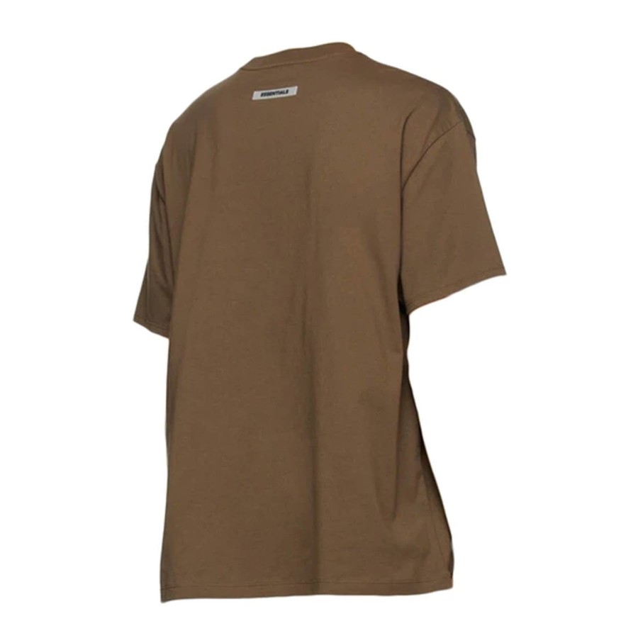 Clothing Fear of God | Fear Of God Essentials X Ssense Boxy T-Shirt Applique Logo Rain Drum