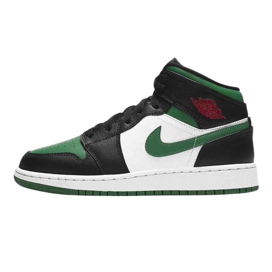 Sneakers Air Jordan | Air Jordan 1 Mid Gs 'Black Pine Green'