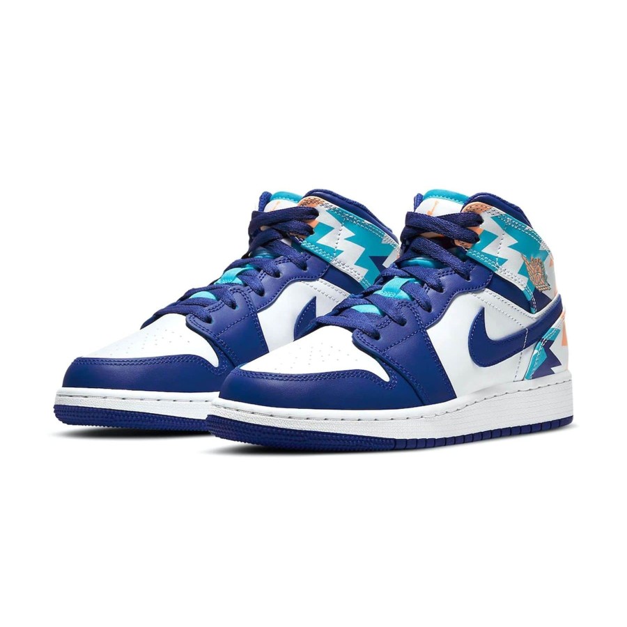 Sneakers Air Jordan | Air Jordan 1 Mid Gs 'Geometric Print'