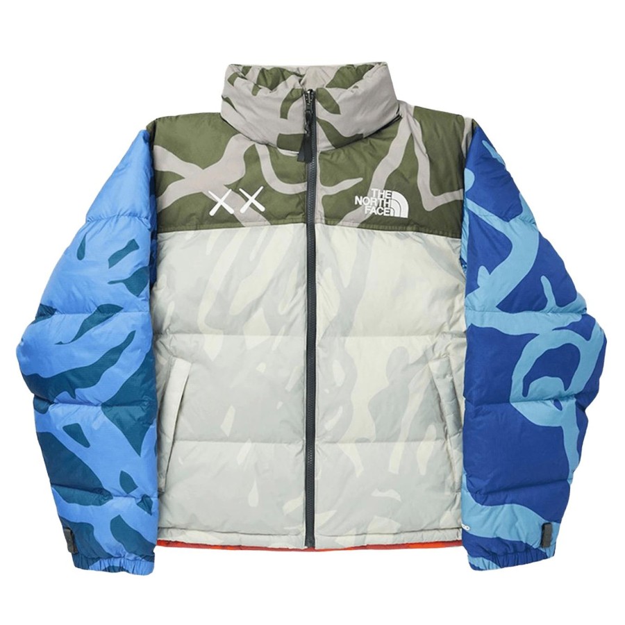 Sneakers North Face | The North Face X Kaws Retro 1996 Nuptse Jacket 'Moonlight Ivory Nuptse Print'