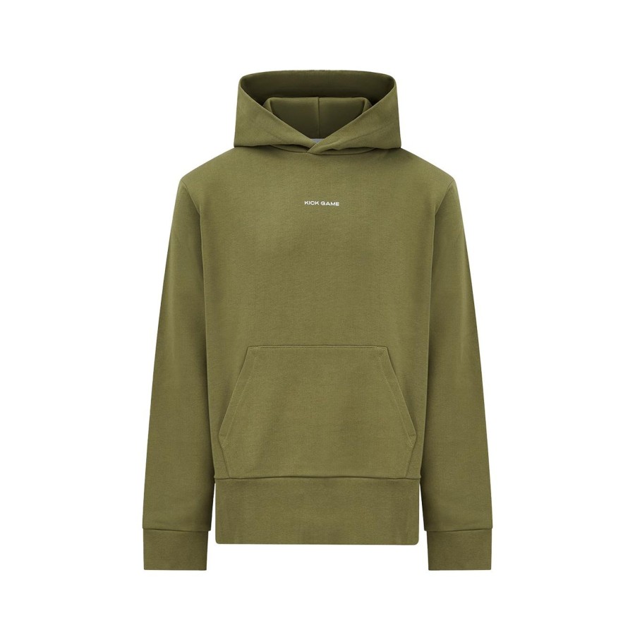 Clothing Kick Game | Kick Game Logo Hoodie 'Olive'