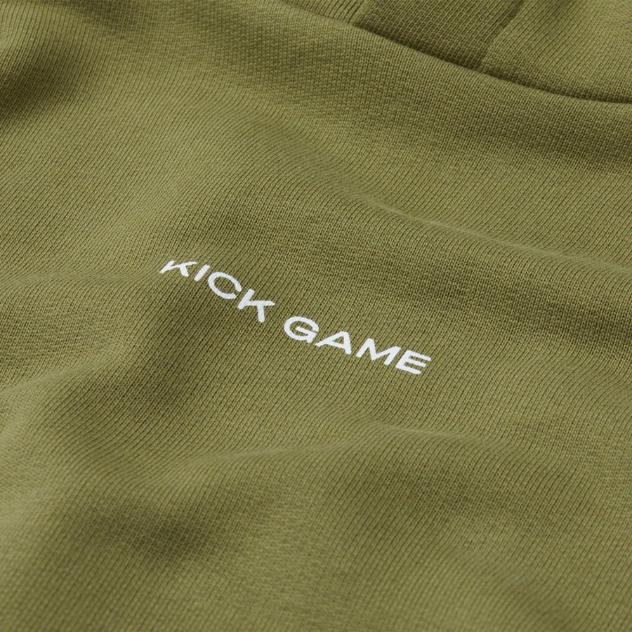 Clothing Kick Game | Kick Game Logo Hoodie 'Olive'