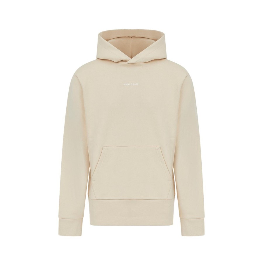 Clothing Kick Game | Kick Game Logo Hoodie 'Cream'