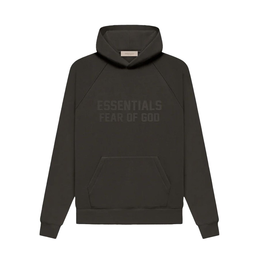 Clothing Fear of God | Fear Of God Essentials Hoodie 'Off Black'