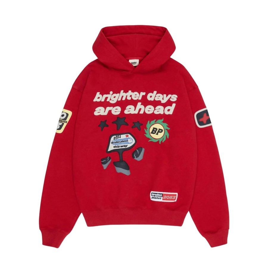 Clothing Broken Planet | Broken Planet Market Hoodie 'Brighter Days Are Ahead'