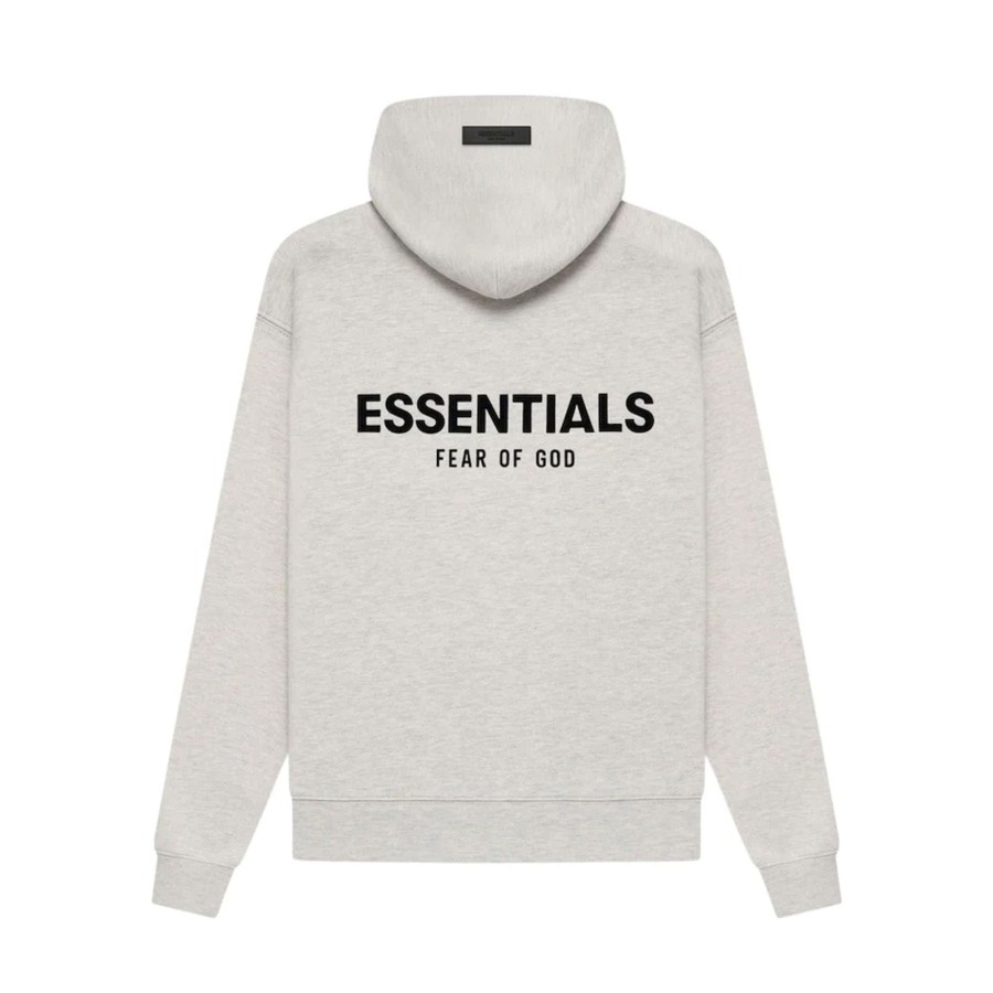 Clothing Fear of God | Fear Of God Essentials Hoodie 'Light Oatmeal' (Ss22)