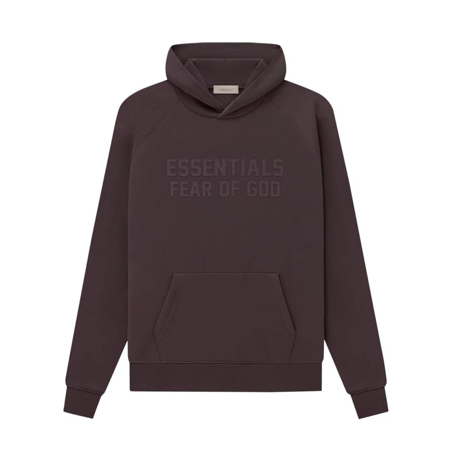 Clothing Fear of God | Fear Of God Essentials Hoodie 'Plum'