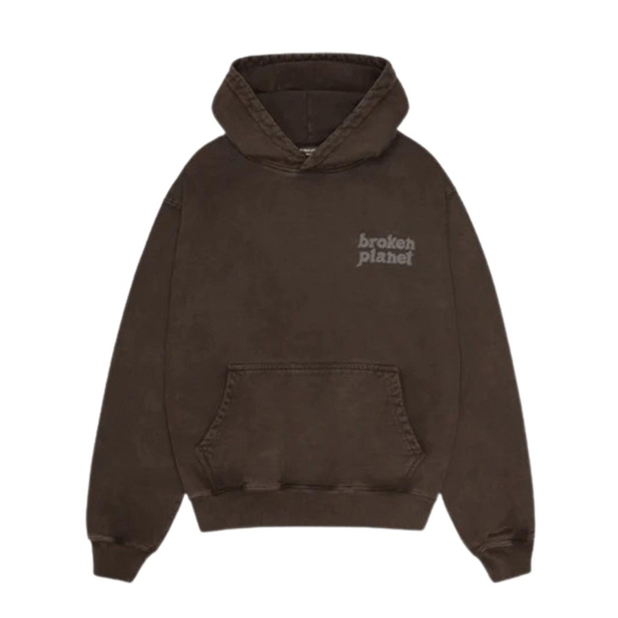 Clothing Broken Planet | Broken Planet Market Basics Hoodie - Washed Brown