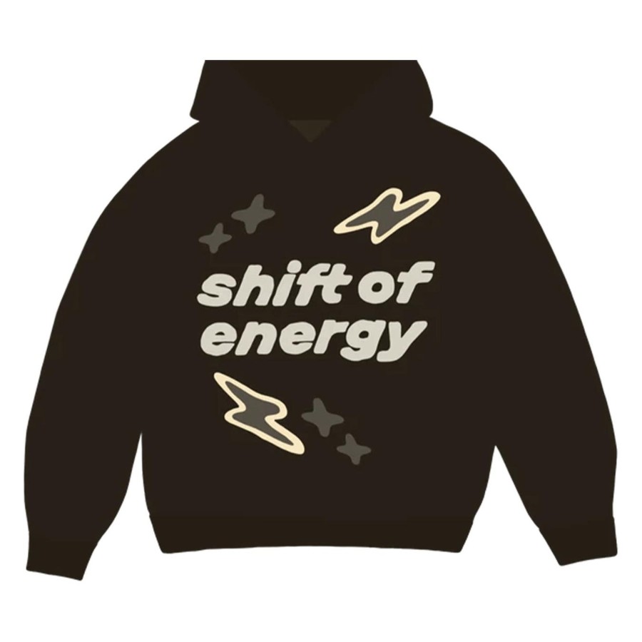 Clothing Broken Planet | Broken Planet Market Hoodie 'Shift Of Energy' - Dark Brown