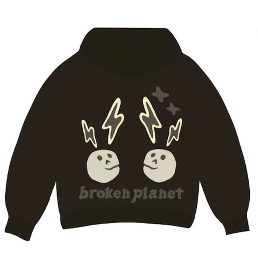 Clothing Broken Planet | Broken Planet Market Hoodie 'Shift Of Energy' - Dark Brown