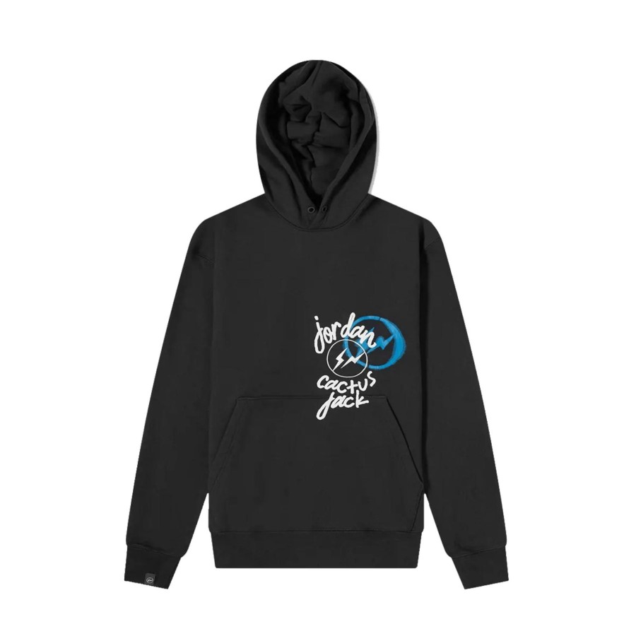 Clothing Air Jordan | Air Jordan X Travis Scott X Fragment Hoodie 'Black'