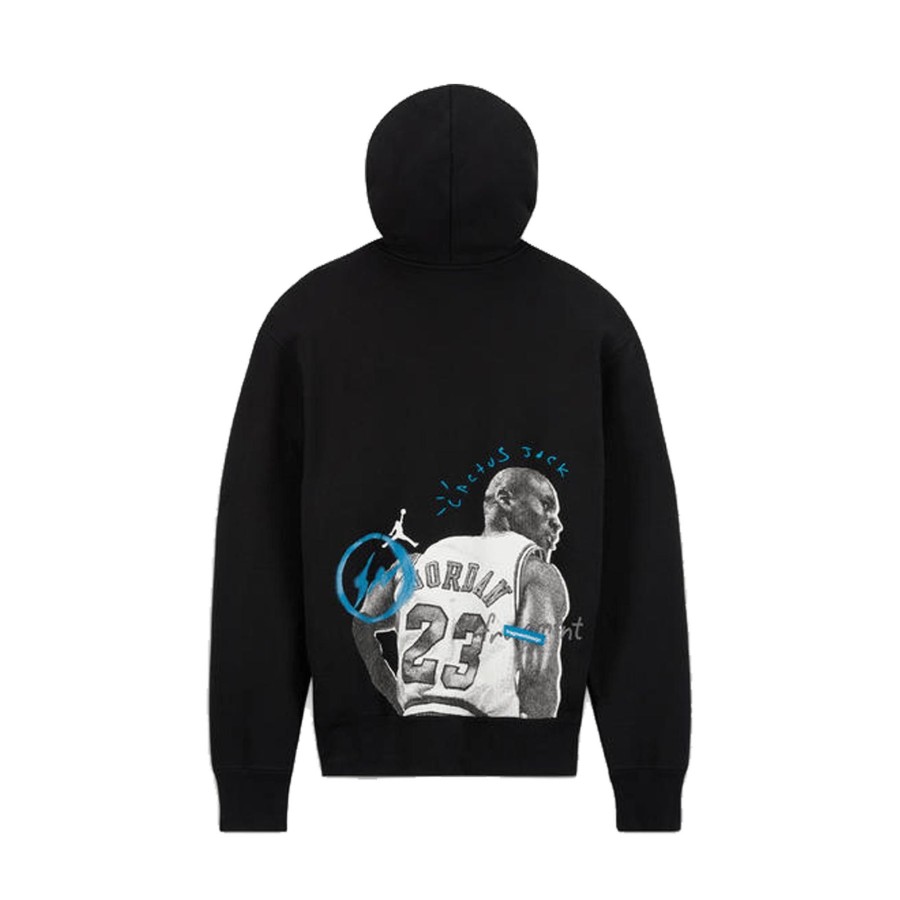 Clothing Air Jordan | Air Jordan X Travis Scott X Fragment Hoodie 'Black'