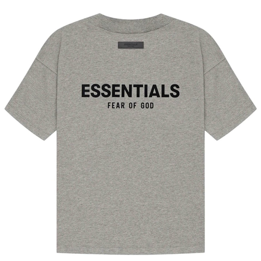 Clothing Fear of God | Fear Of God Essentials T-Shirt 'Dark Oatmeal'